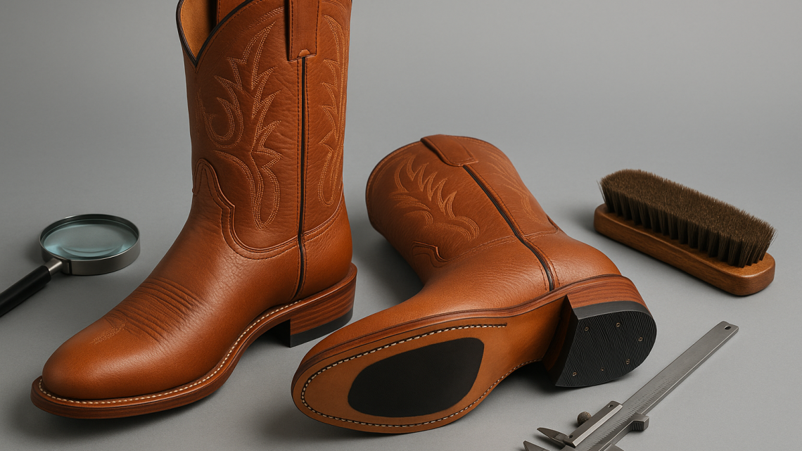 Come capire se uno stivale texano è di qualità: cuciture, pelle, suola e dettagli da controllare